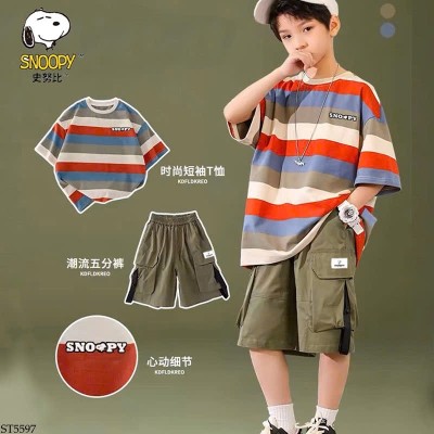 ST5597 SET BỘ BÉ TRAI HÃNG SNOOPY