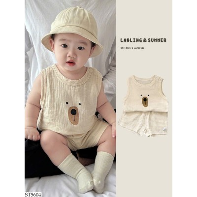 ST5604 SET BỘ SÁT NÁCH GẤU CHO BÉ