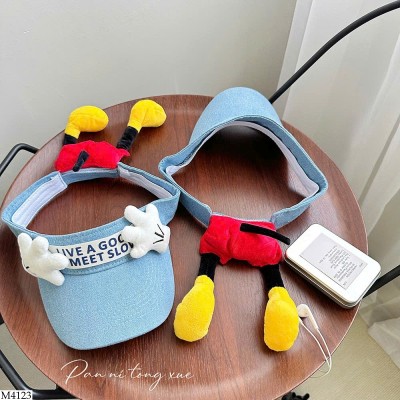 M4123 MŨ LƯỠI TRAI NỬA ĐẦU KÈM TAY CHÂN MICKEY