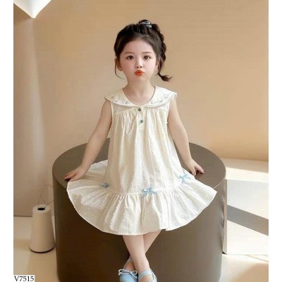 V7515 VÁY CÔNG CHÚA ĐÍNH NƠ CHERRYCOCO