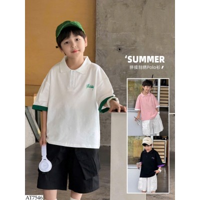AT7546 ÁO POLO CHỮ AOAOKIDS BT