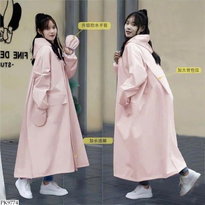 PK9774 ÁO MƯA DÁNG DÀI NỮ MẪU MỚI 
