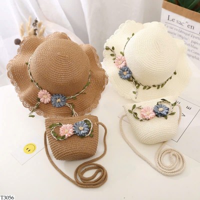 T3056 SET TÚI+MŨ CÓI ĐI BIỂN CHO BÉ