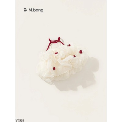 V7555 VÁY CỔ YẾM BỒNG CHO BÉ BABYCITY