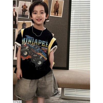 ST5640 SET ÁO PHÔNG MIX SHORT JEAN SNIDOLS BT