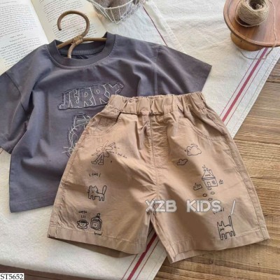 ST5652 SET ÁO PHÔNG CHUỘT JERRY MIX SHORT BT