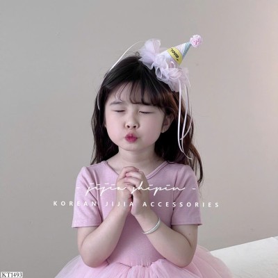 KT1493 KẸP TÓC MŨ SINH NHẬT