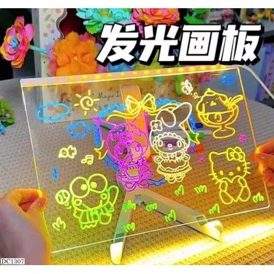 DC1307  BẢNG VẼ DẠ QUANG KẾT HỢP ĐÈN LED CHO BÉ