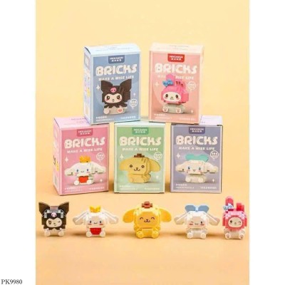 PK9980 SET 5 LEGO NHÂN VẬT KUROMI, MELODY