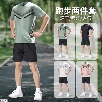 SB397 SET BỘ THỂ THAO CỘC TAY NAM