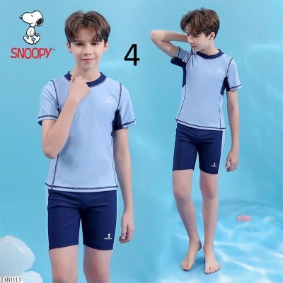 DB1113  BỘ BƠI BÉ TRAI HÃNG SNOOPY