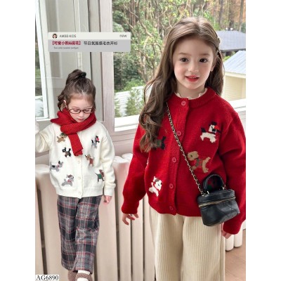 AG6890 ÁO LEN CARDIGAN AMBBKIDS