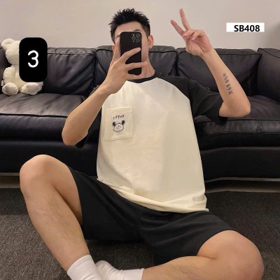 SB408 BỘ ĐỒ ĐÙI MẶC NHÀ CHO NAM CHUNKEER