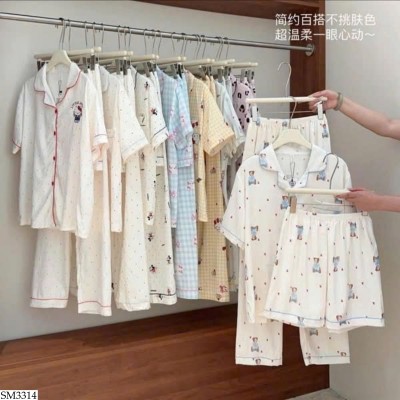 SM3314 SET PIJAMA 3 CHI TIẾT NỮ