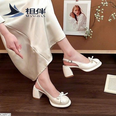 GM9721 GIÀY CAO GÓT ĐÍNH NƠ NỮ