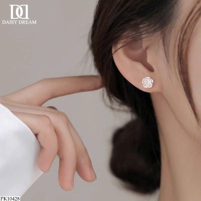 PK10428 BÔNG TAI HOA CHO NỮ KÈM HỘP