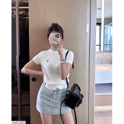AM12823 ÁO LEN NGỰA CỘC TAY CHO NỮ