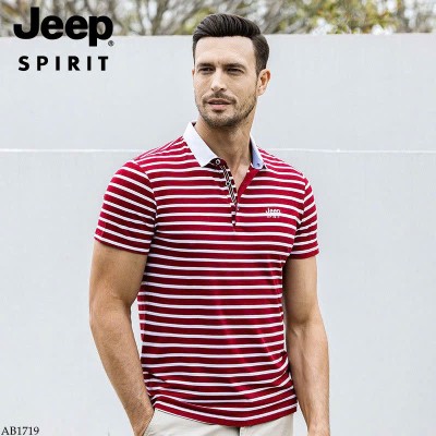 AB1719 ÁO POLO KẺ CHO NAM JEEP SPIRIT