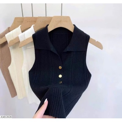 AM12828 ÁO LEN SÁT NÁCH CỔ POLO