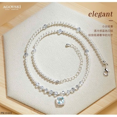 PK10443  DÂY CHUYỀN MẶT ĐÁ SANG TRỌNG