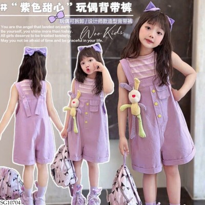 SG10704 SET ÁO KẺ MIX YẾM THỎ BG
