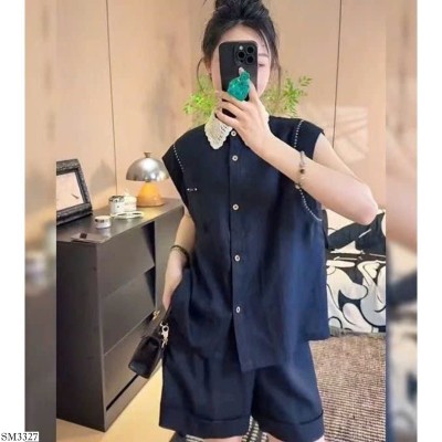 SM3327 SET NỮ PHỐI CỔ REN