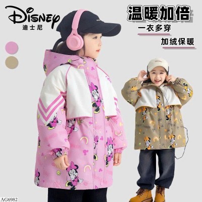 AG6982 ÁO KHOÁC LÓT LÔNG DISNEY