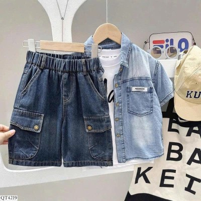QT4219 QUẦN JEAN TÚI HỘP KACADY BÉ TRAI