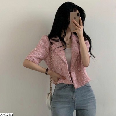 AM12862 ÁO KHOÁC TWEED LỬNG