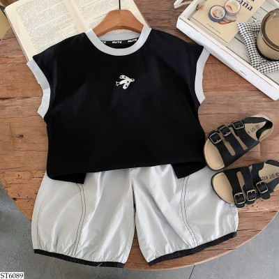 ST6089 SET ÁO BA LỖ MIX QUẦN SHORT BT