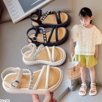 GG7741 DÉP SANDAL QUAI MẢNH CHO BÉ