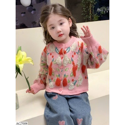 AG7008 ÁO LEN CARDIGAN HỌA TIẾT BG