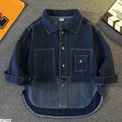 AT7958 ÁO SƠ MI DENIM BT