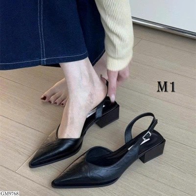 GM9768  SANDAL MŨI NHỌN HỞ GÓT