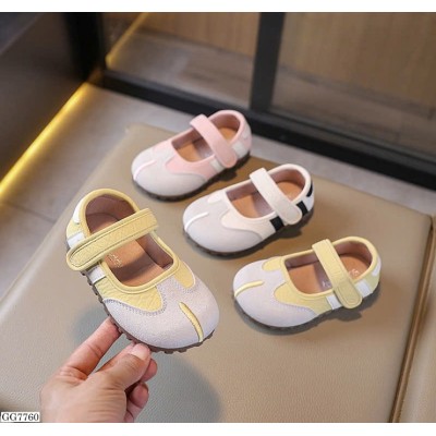 GG7760 GIÀY THỂ THAO QUAI DÁN PHỐI MŨI GIÀY CHO BÉ