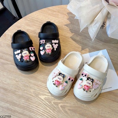 GG7755 DÉP SỤC CROCS LABUBU CHO BÉ 