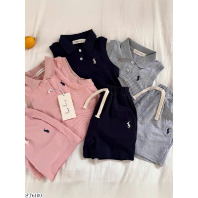 ST6100 SET BA LỖ NGỰA THÊU