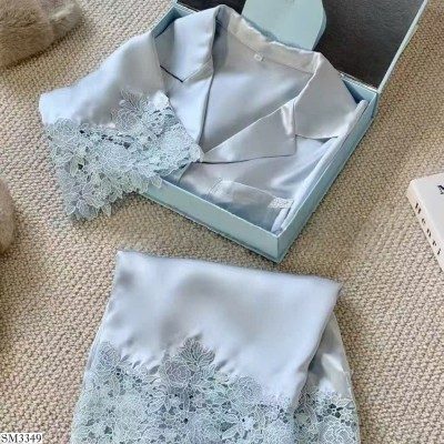 SM3349 BỘ NGỦ DÀI PHỐI REN