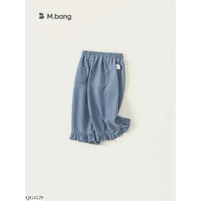 QG4129 QUẦN JEAN SUÔNG PHỐI GẤU BABYCITY