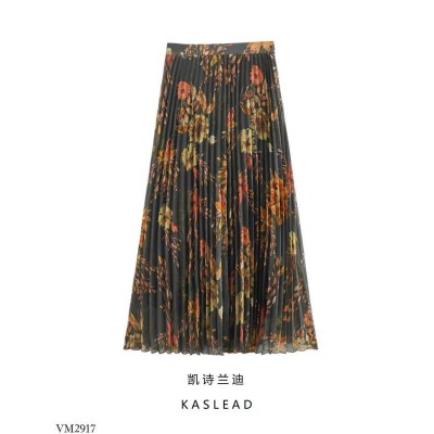 VM2917 CHÂN VÁY HOA DÁNG DÀI KASLEAD