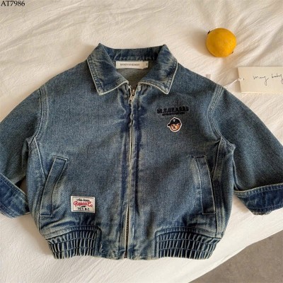 AT7986 ÁO KHOÁC DENIM CHO BÉ TRAI