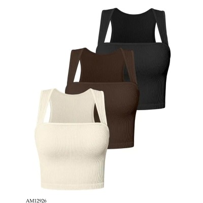 AM12926 ÁO CROPTOP BASIC CỔ VUÔNG