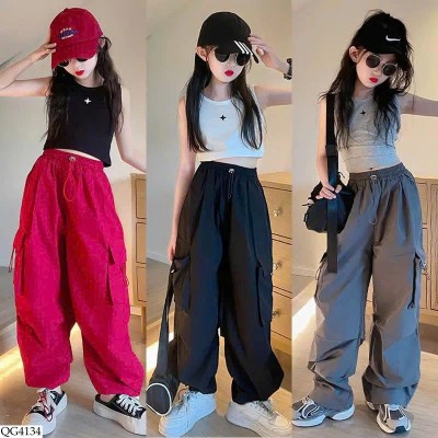 QG4134 QUẦN TÚI HỘP BÉ GÁI STYLE HÀN