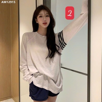 AM12915 ÁO DÀI TAY KẺ NỮ