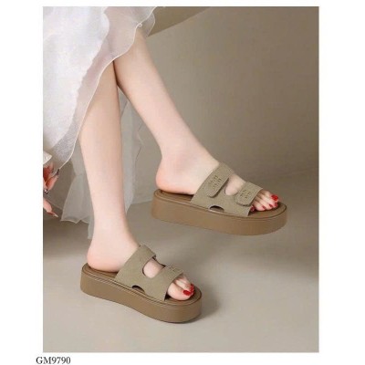 GM9790 DÉP LÊ NỮ QUAI NGANG ĐẾ DÀY