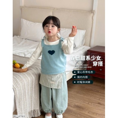 SG10763 SET BỘ ÁO 2 MẢNH + QUẦN BOOM BÉ GÁI HSMMC