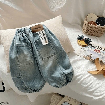 QT4244 QUẦN JEAN BO ỐNG CHO BÉ TRAI