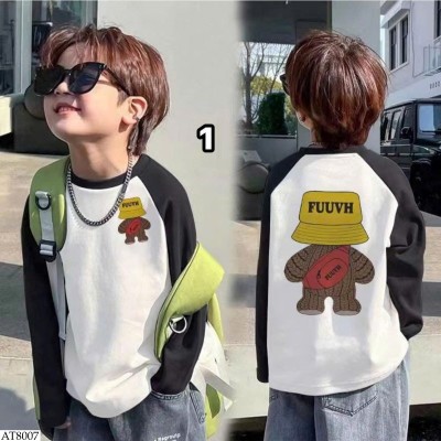 AT8007 ÁO THUN DÀI TAY CHO BÉ TRAI