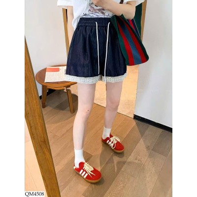 QM4508 QUẦN SHORT PHỐI VIỀN REN CHO NỮ