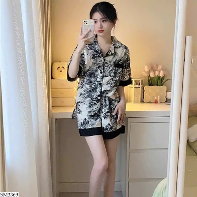 SM3369 BỘ NGỦ NỮ HỌA TIẾT